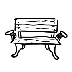 Muebles de terraza de madera