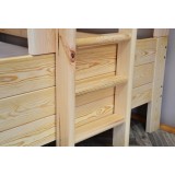 Solid pine wood bunk bed Basilio