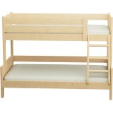 Cama litera de madera maciza Luis