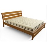 Cama doble de madera maciza Comodidad