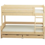 Solid pine wood bunk bed Luis
