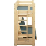 Litera con Sofá Cama – Madera Maciza de Pino Carlos + Colchones