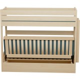 Litera con Sofá Cama – Madera Maciza de Pino Carlos + Colchones