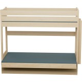 Litera con Sofá Cama – Madera Maciza de Pino Carlos + Colchones