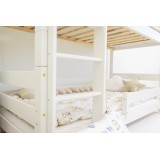 Cama litera de madera maciza Casper