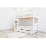 Cama litera de madera maciza Casper