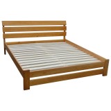 Cama doble de madera maciza Comodidad